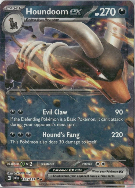 Houndoom ex - SV03: Obsidian Flames