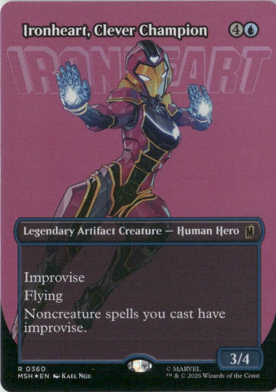 Scan Image | Ironheart, Clever Champion (Borderless) - Marvel Super Heroes | [CD6FCB5F]