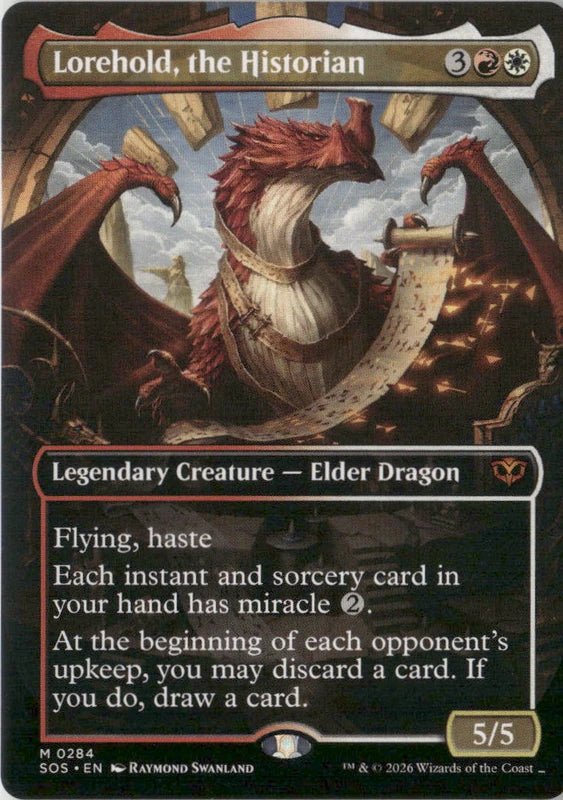 Scan Image | Lorehold, the Historian (Borderless) - Secrets of Strixhaven | [CDC7D10D]