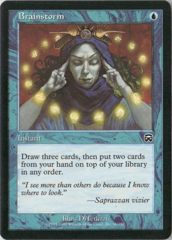 Scan Image | Brainstorm - Mercadian Masques | [D382CFE4]