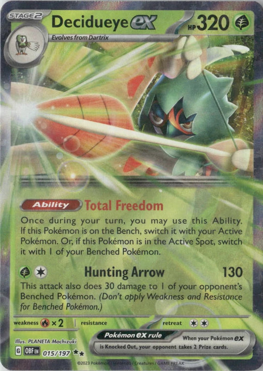 Decidueye ex - SV03: Obsidian Flames