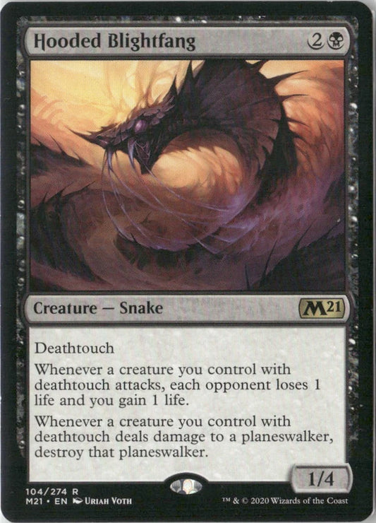 Scan Image | Hooded Blightfang - Core Set 2021 | [14ED61E7]