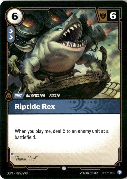 Riptide Rex - Origins