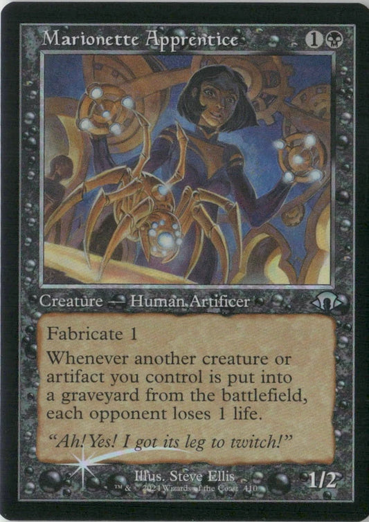 Scan Image | Marionette Apprentice (Retro Frame) - Modern Horizons 3 | [7A43F11B]