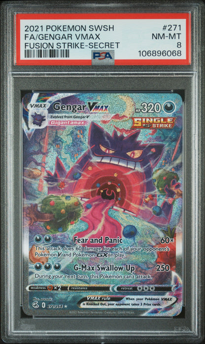 2021 Pokemon Sword & Shield Fusion Strike 271 Fusion Strike-Secret