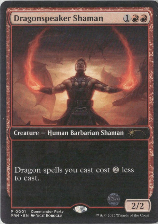 Scan Image | Dragonspeaker Shaman - WPN & Gateway Promos | [B7A85206]