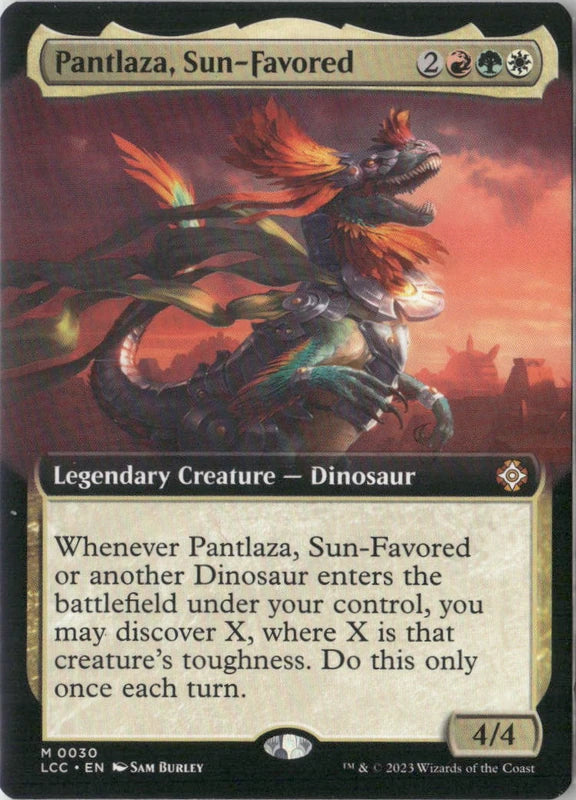 Scan Image | Pantlaza, Sun-Favored (Extended Art) - Commander: The Lost Caverns of Ixalan | [A7805E48]