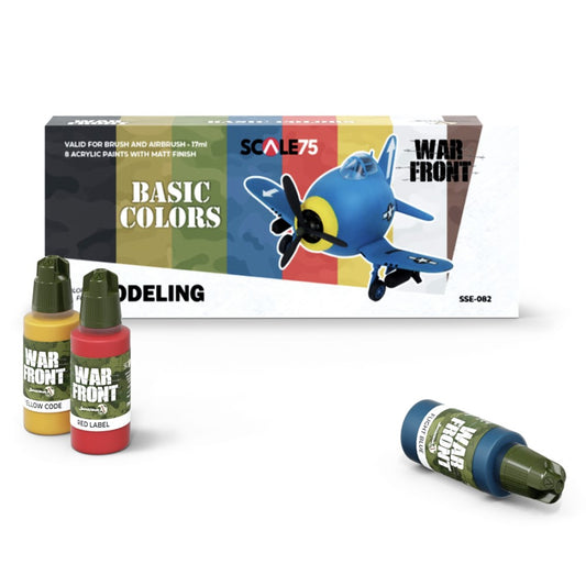 Scale 75 - Warfront - Set Basic Colors Paint Set