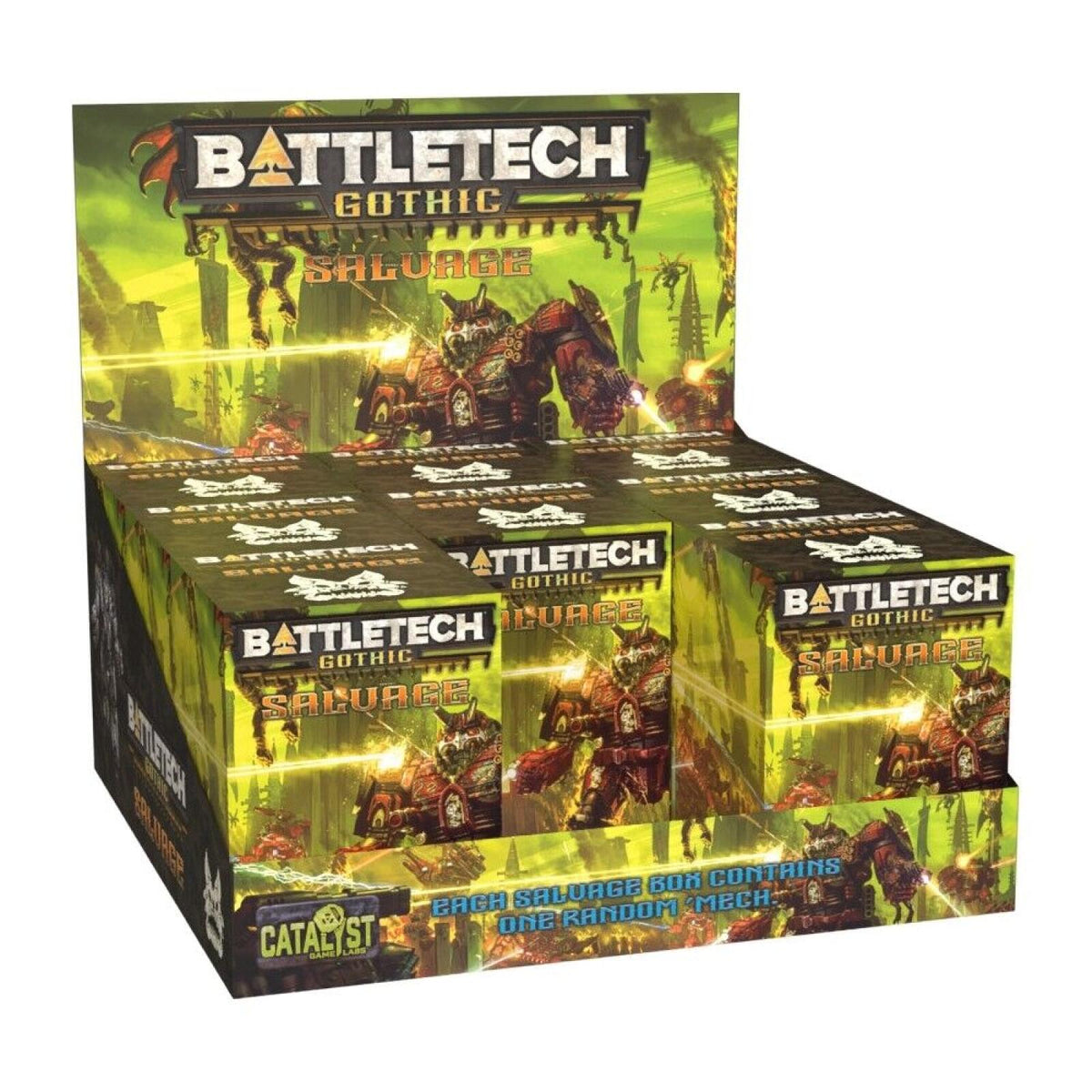 BattleTech - Salvage Box Gothic Display (9 packs)