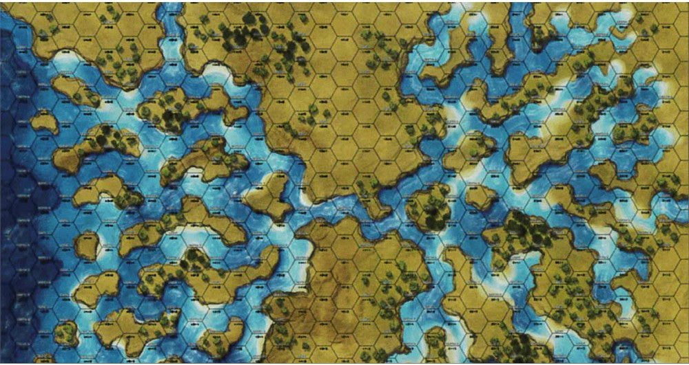 BattleTech - Savannah River Delta BattleMat