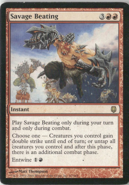 Scan Image | Savage Beating - Darksteel | [FA3A2230]