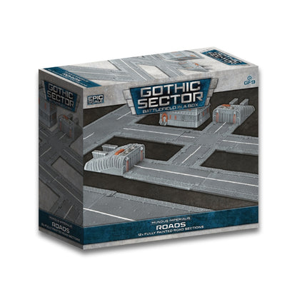 Battlefield in a Box: Gothic Sector – Mundus Imperialis: Damaged Roads, Highways & Craters