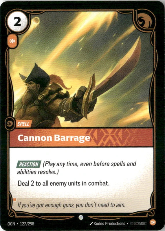 Cannon Barrage - Origins