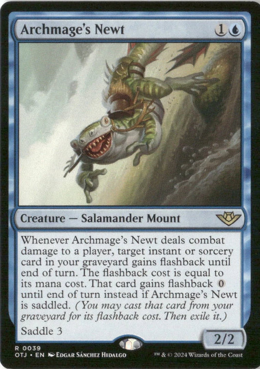 Archmage's Newt - Outlaws of Thunder Junction