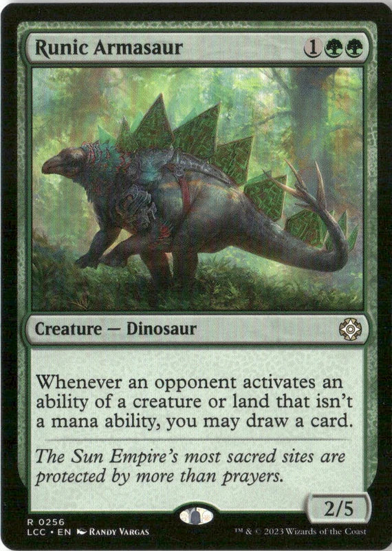 Runic Armasaur - Commander: The Lost Caverns of Ixalan