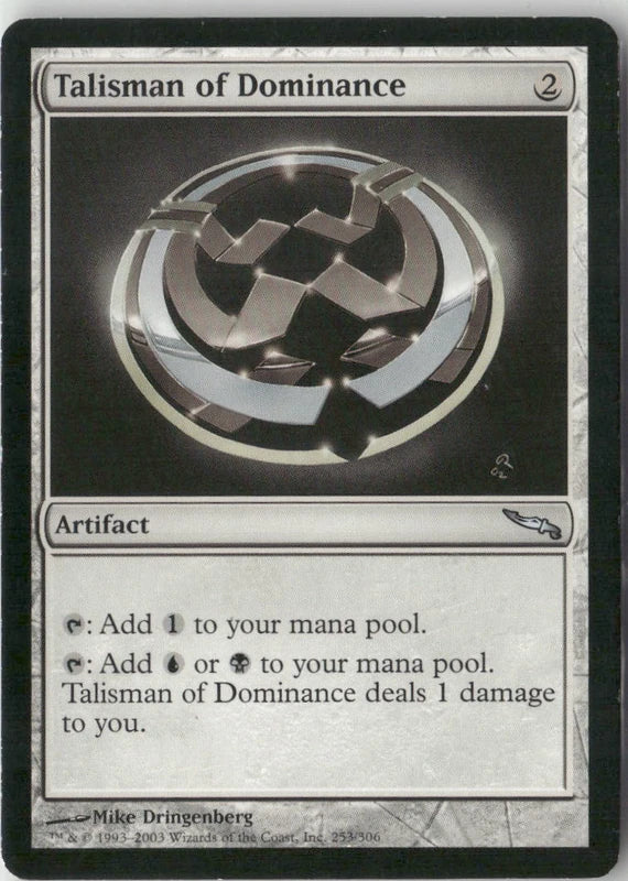 Scan Image | Talisman of Dominance - Mirrodin | [8E62EE52]