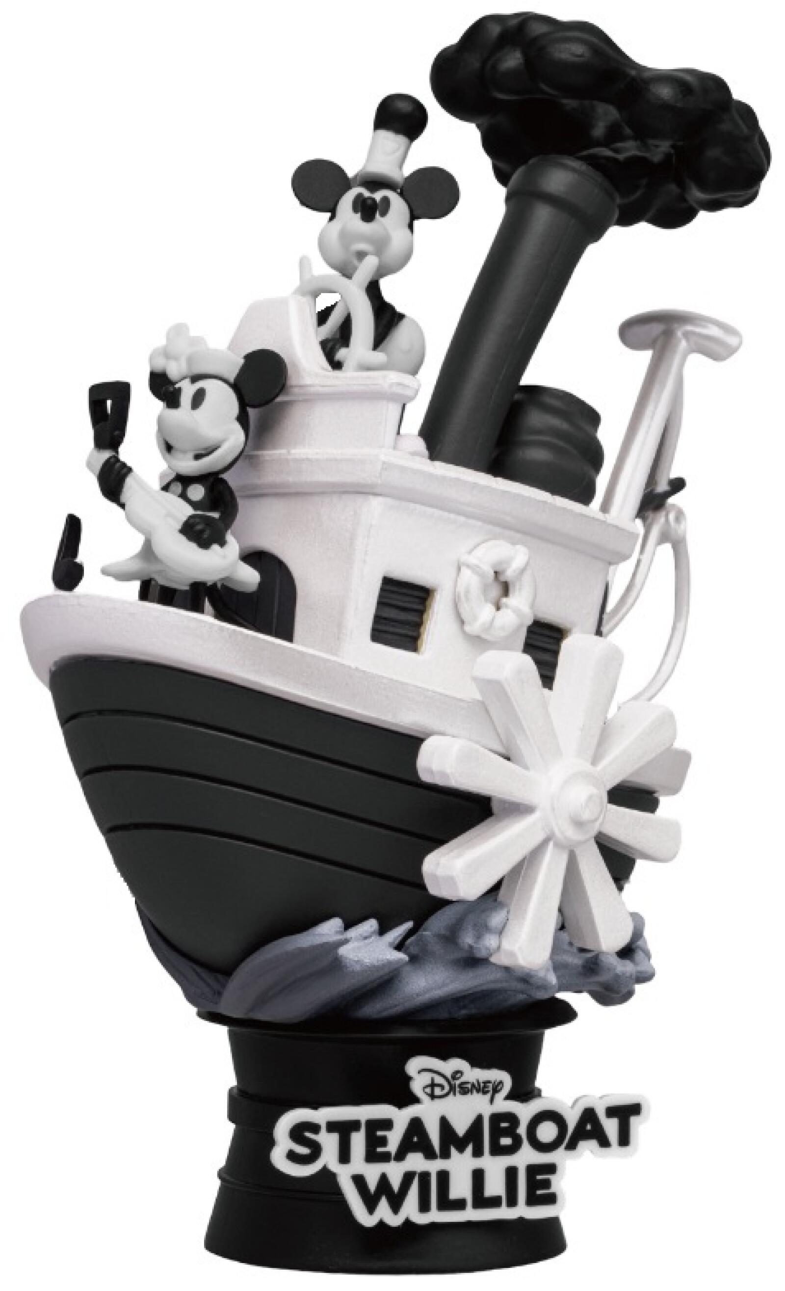 Beast Kingdom D Stage Disney Steamboat Willie Mickey and Minnie Mouse Exclusive Version