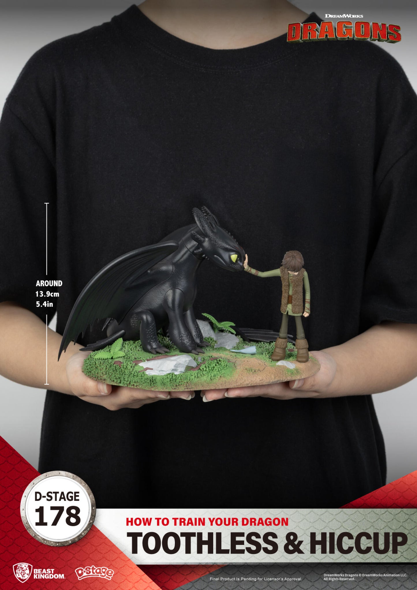 Beast Kingdom D Stage How to Train Your Dragon Toothless & Hiccup
