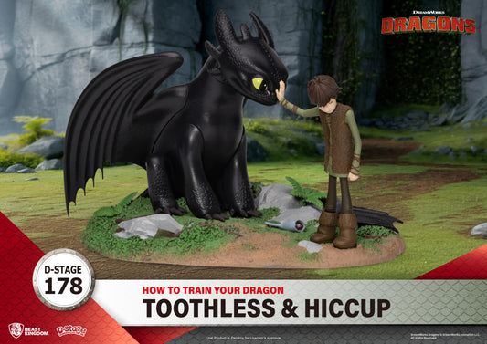 Beast Kingdom D Stage How to Train Your Dragon Toothless & Hiccup