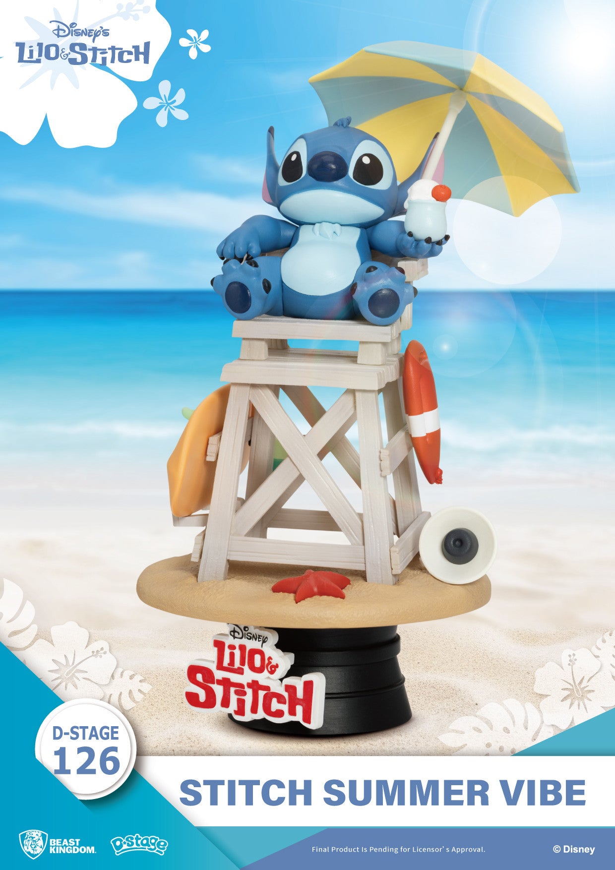 Beast Kingdom D Stage Lilo & Stitch Stitch Summer Vibe