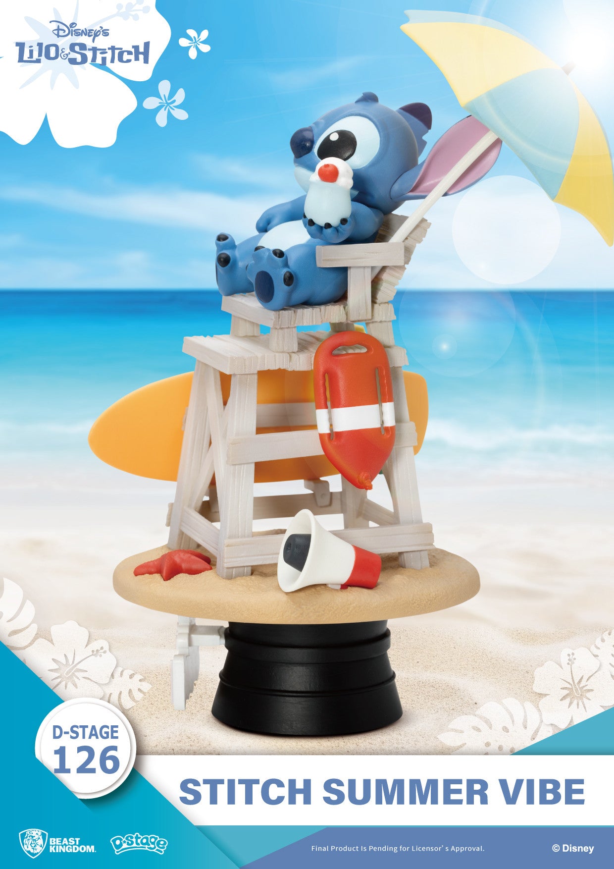 Beast Kingdom D Stage Lilo & Stitch Stitch Summer Vibe