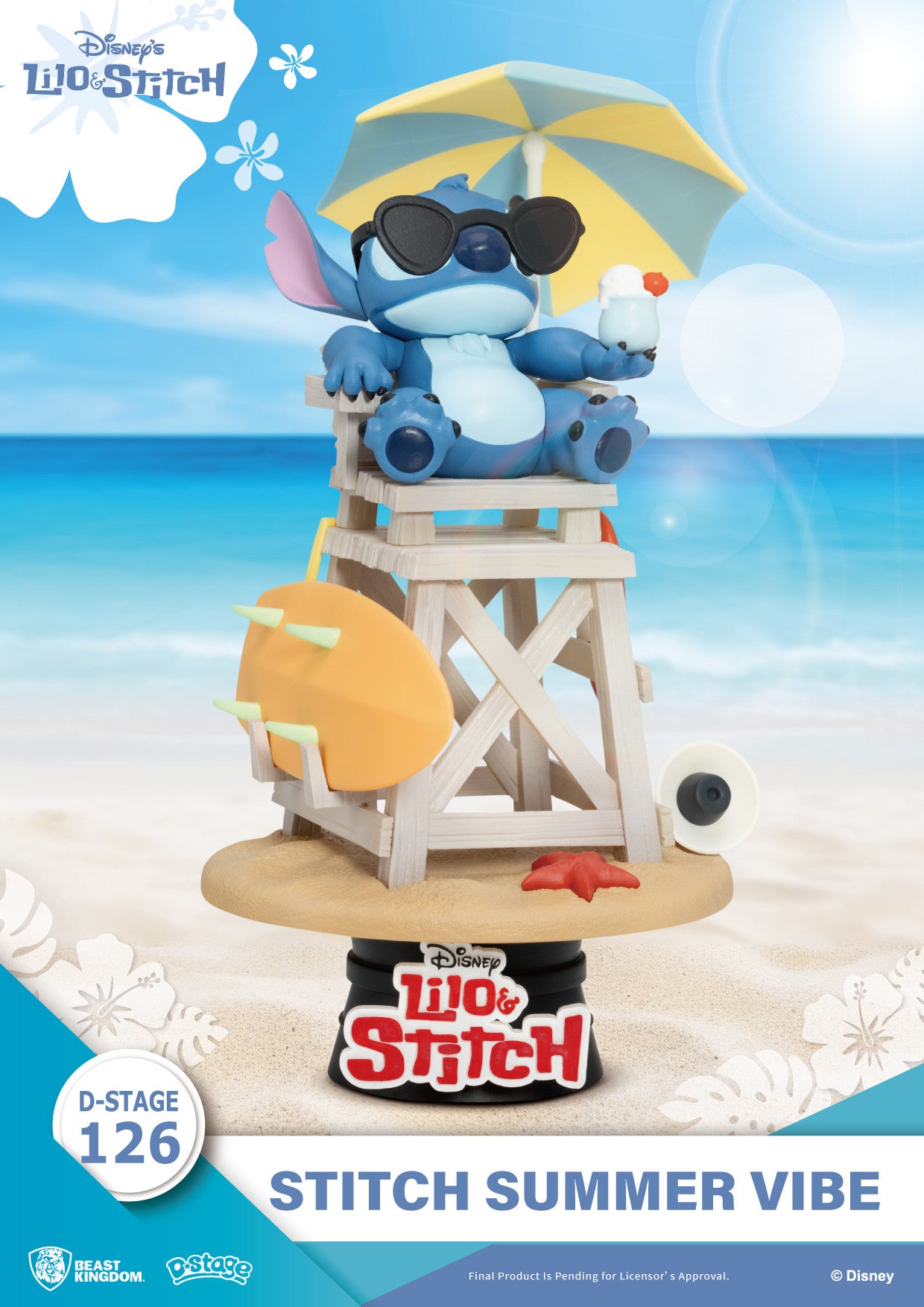 Beast Kingdom D Stage Lilo & Stitch Stitch Summer Vibe