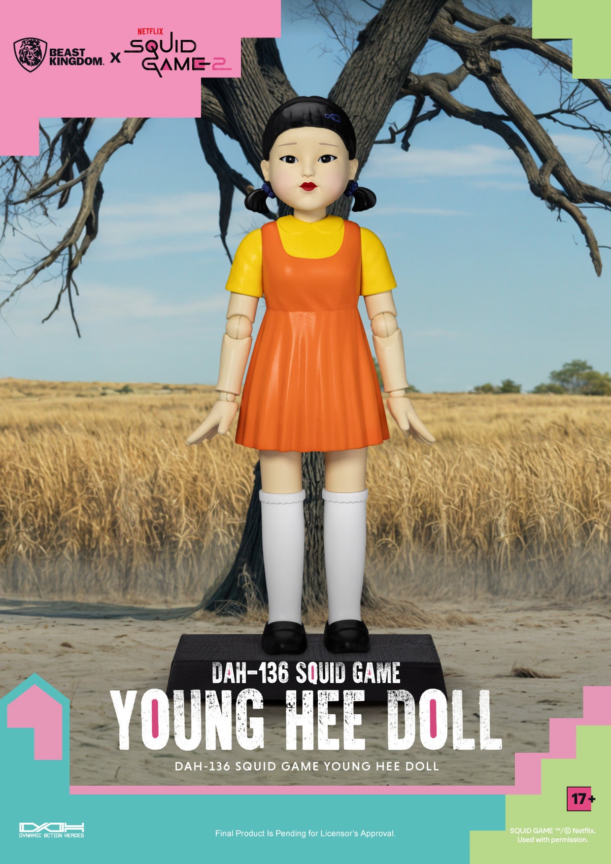 Beast Kingdom Dynamic Action Heroes Squid Game Young Hee Doll