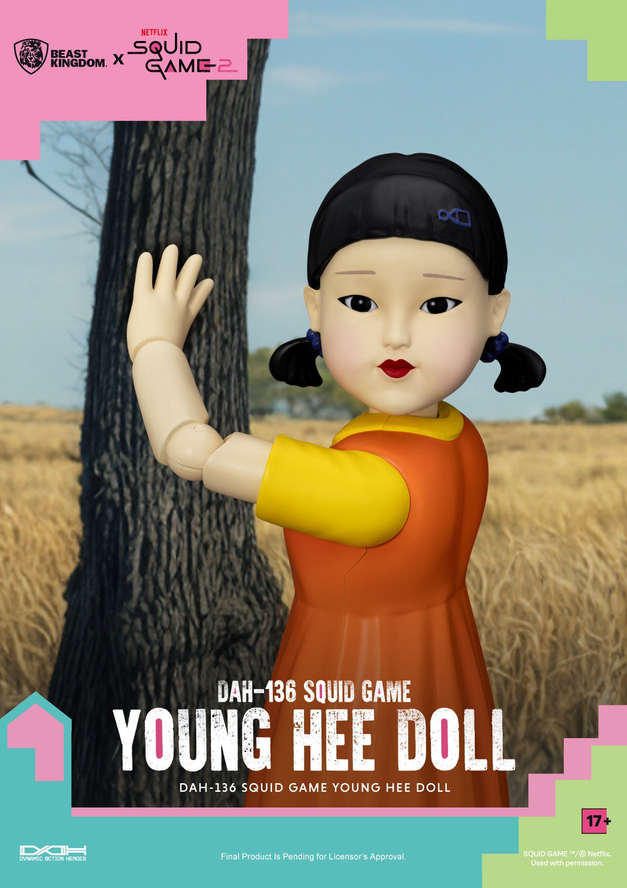 Beast Kingdom Dynamic Action Heroes Squid Game Young Hee Doll