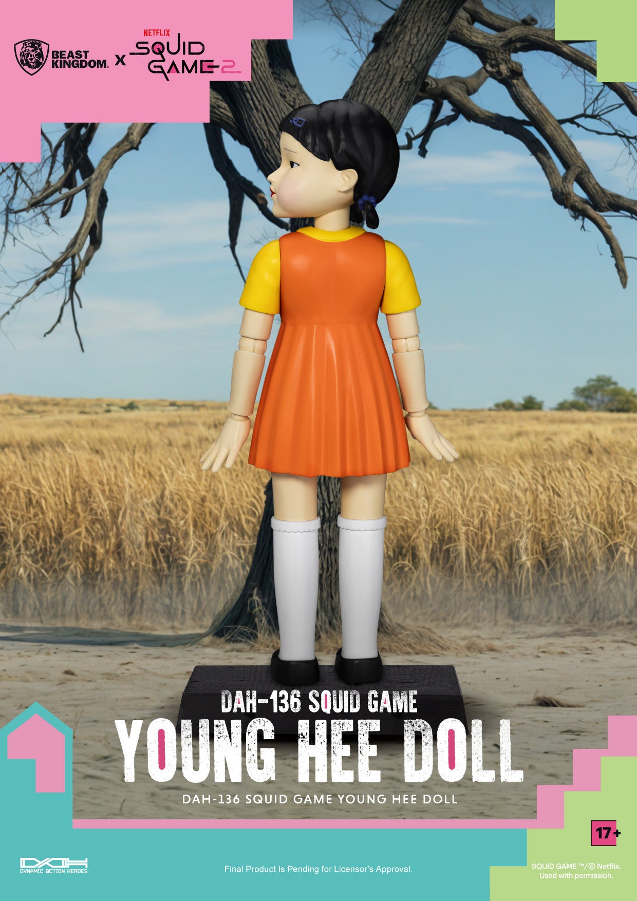 Beast Kingdom Dynamic Action Heroes Squid Game Young Hee Doll
