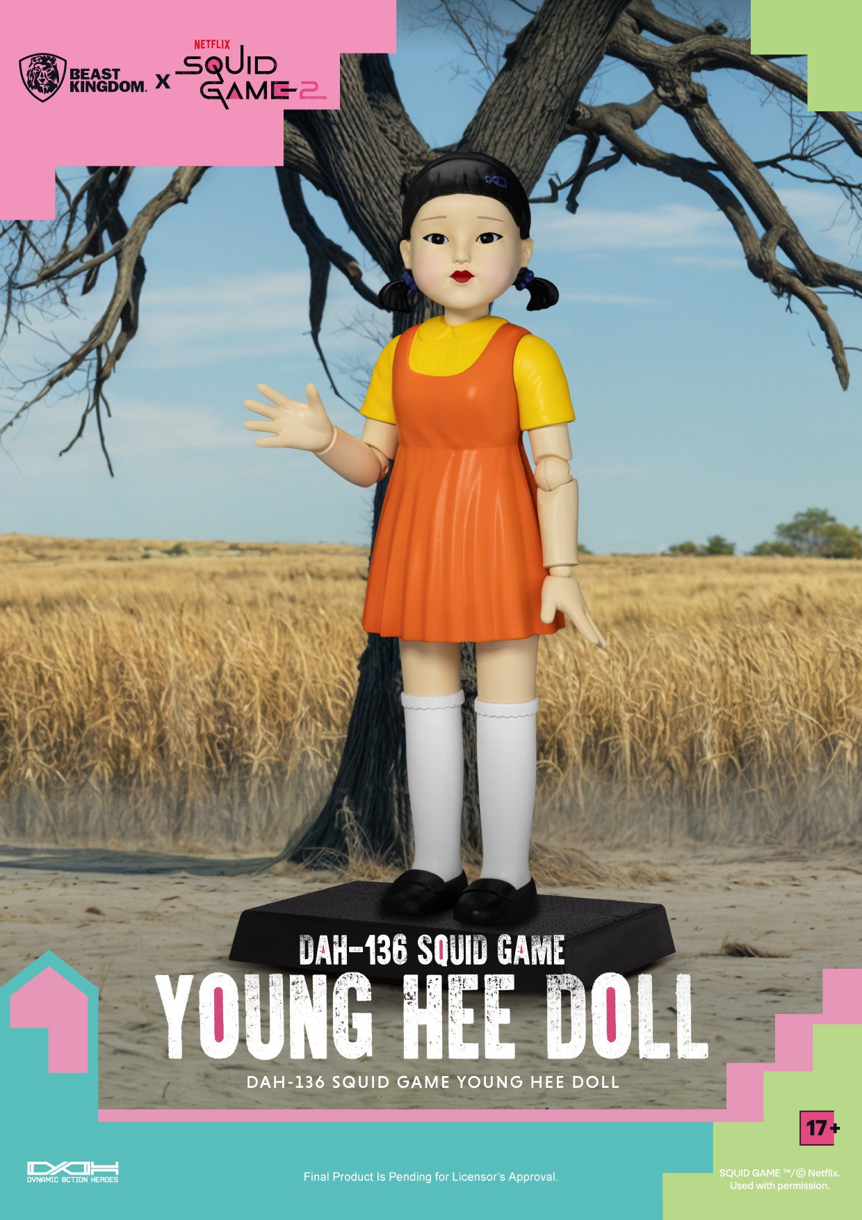 Beast Kingdom Dynamic Action Heroes Squid Game Young Hee Doll