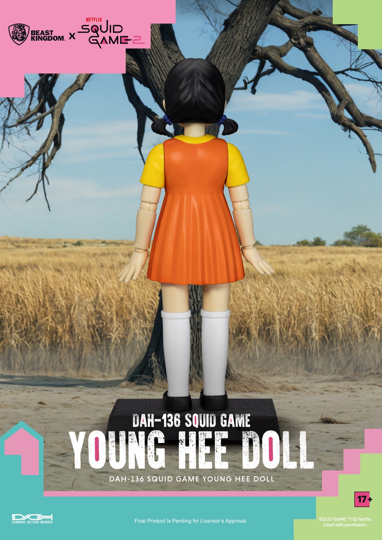 Beast Kingdom Dynamic Action Heroes Squid Game Young Hee Doll