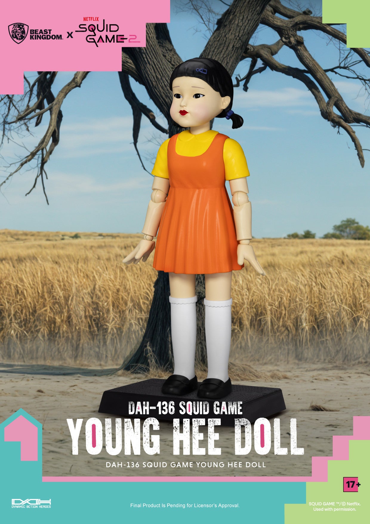 Beast Kingdom Dynamic Action Heroes Squid Game Young Hee Doll