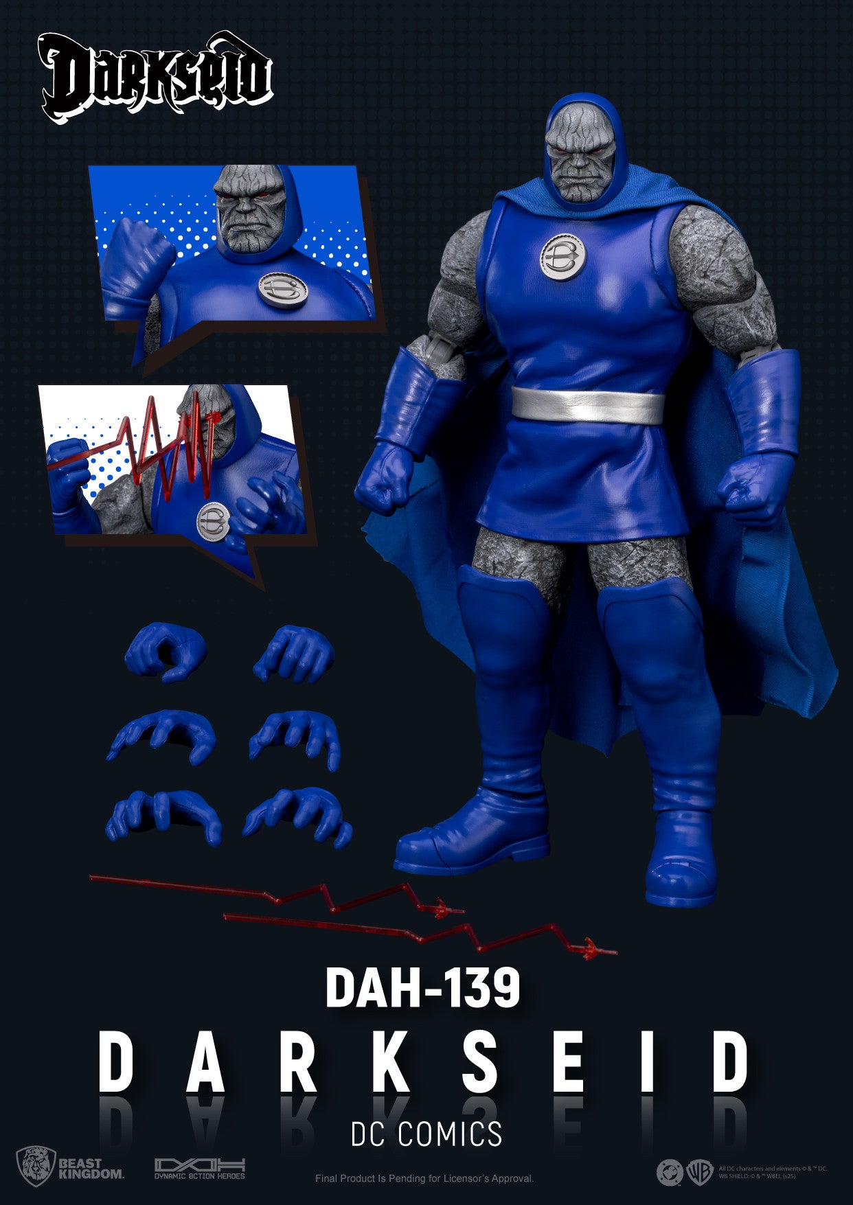 Beast Kingdom Dynamic Action Heroes DC Comics Darkseid