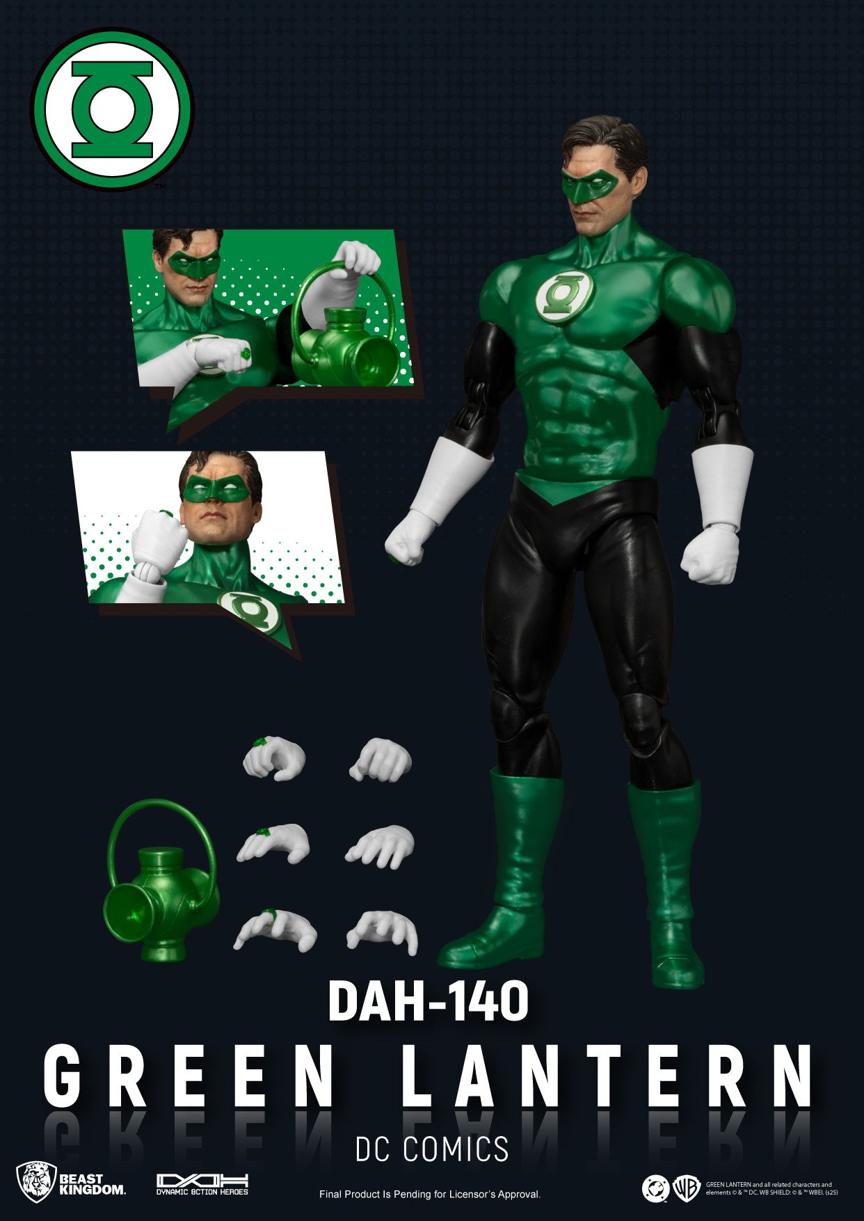 Beast Kingdom Dynamic Action Heroes DC Comics Green Lantern