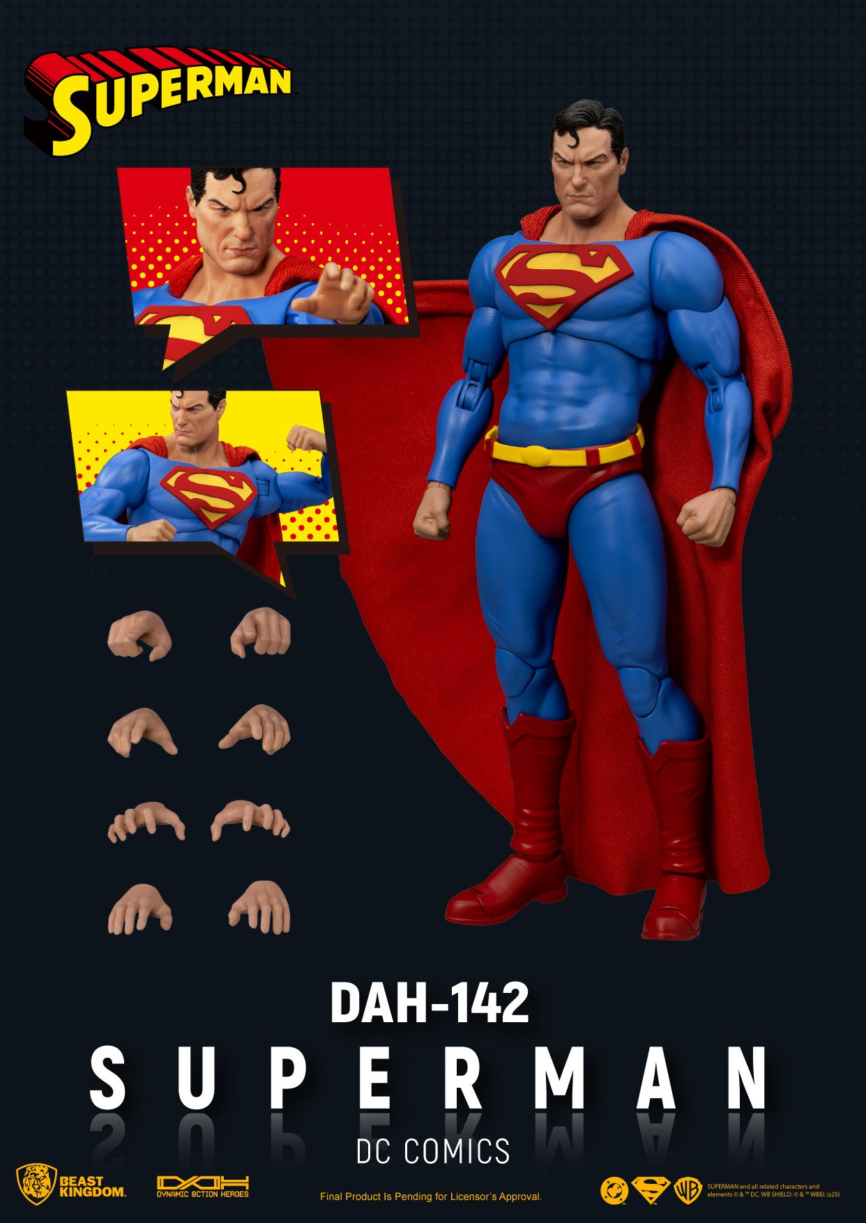 Beast Kingdom Dynamic Action Heroes DC Comics Superman