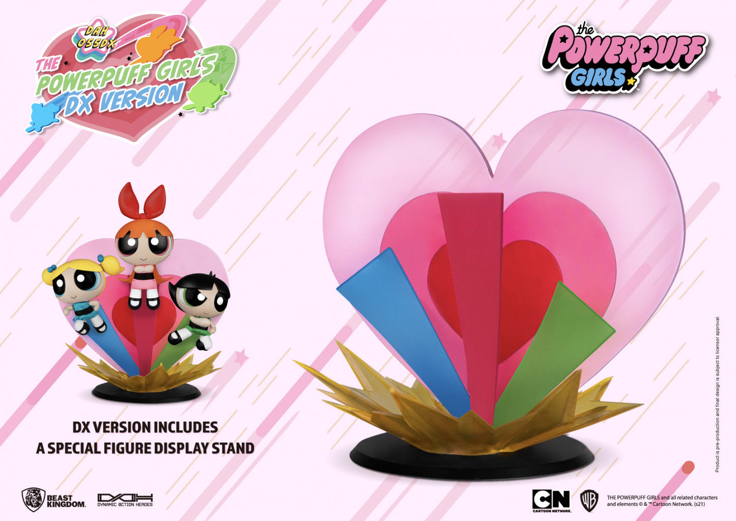 Beast Kingdom Dynamic Action Heroes Powerpuff Girls Deluxe