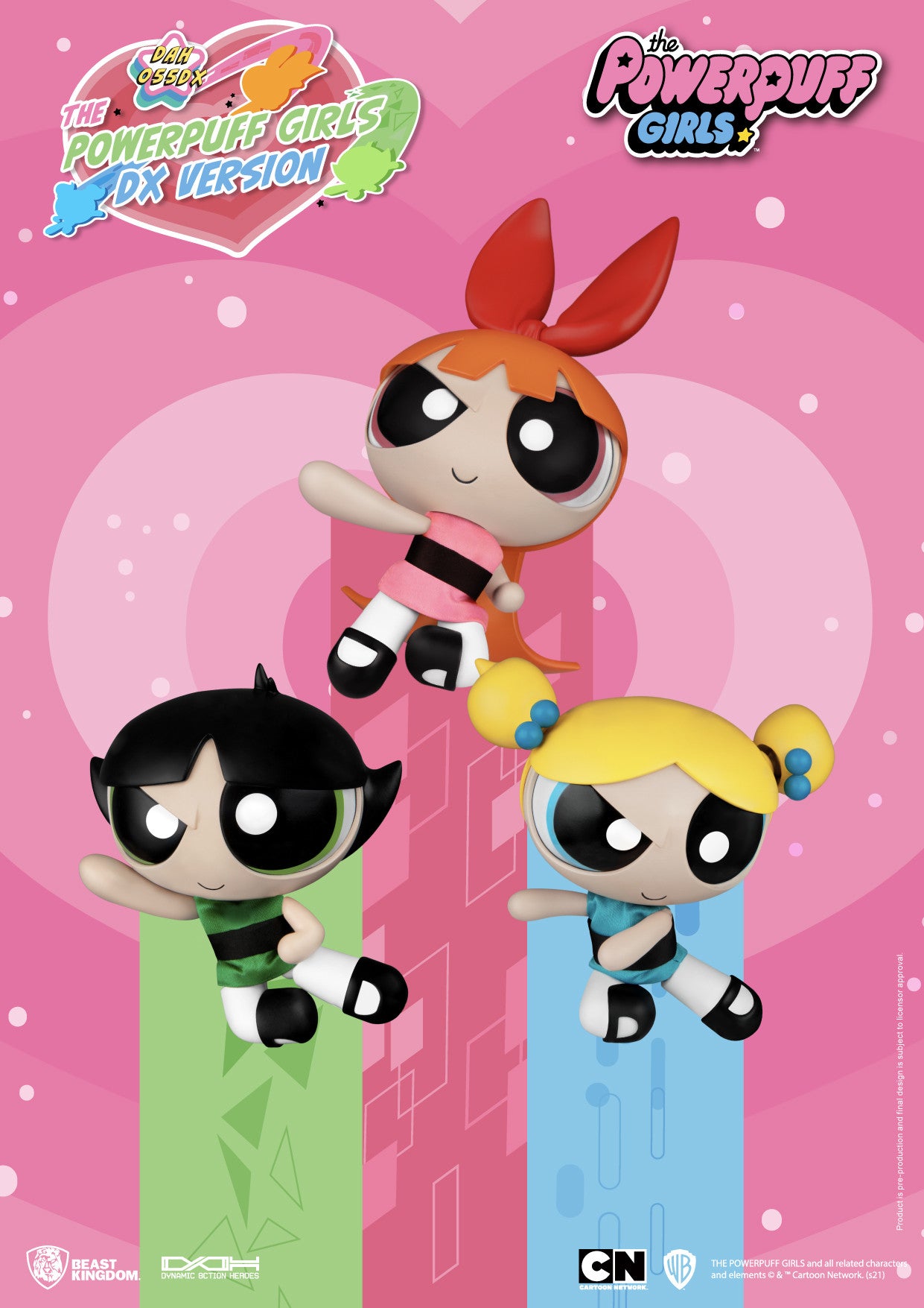 Beast Kingdom Dynamic Action Heroes Powerpuff Girls Deluxe