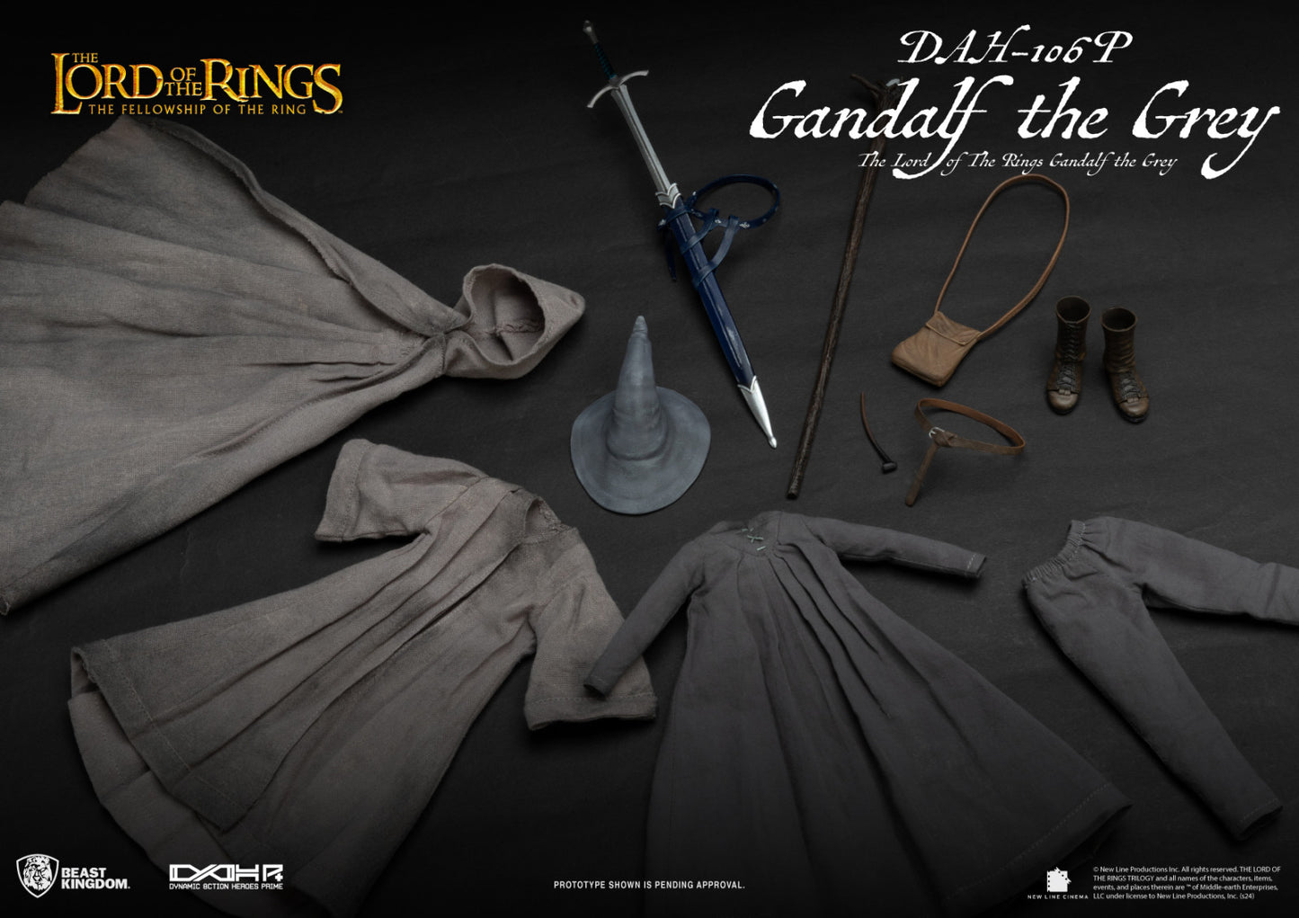 Beast Kingdom Dynamic Action Heroes The Lord of the Rings Gandalf the Grey
