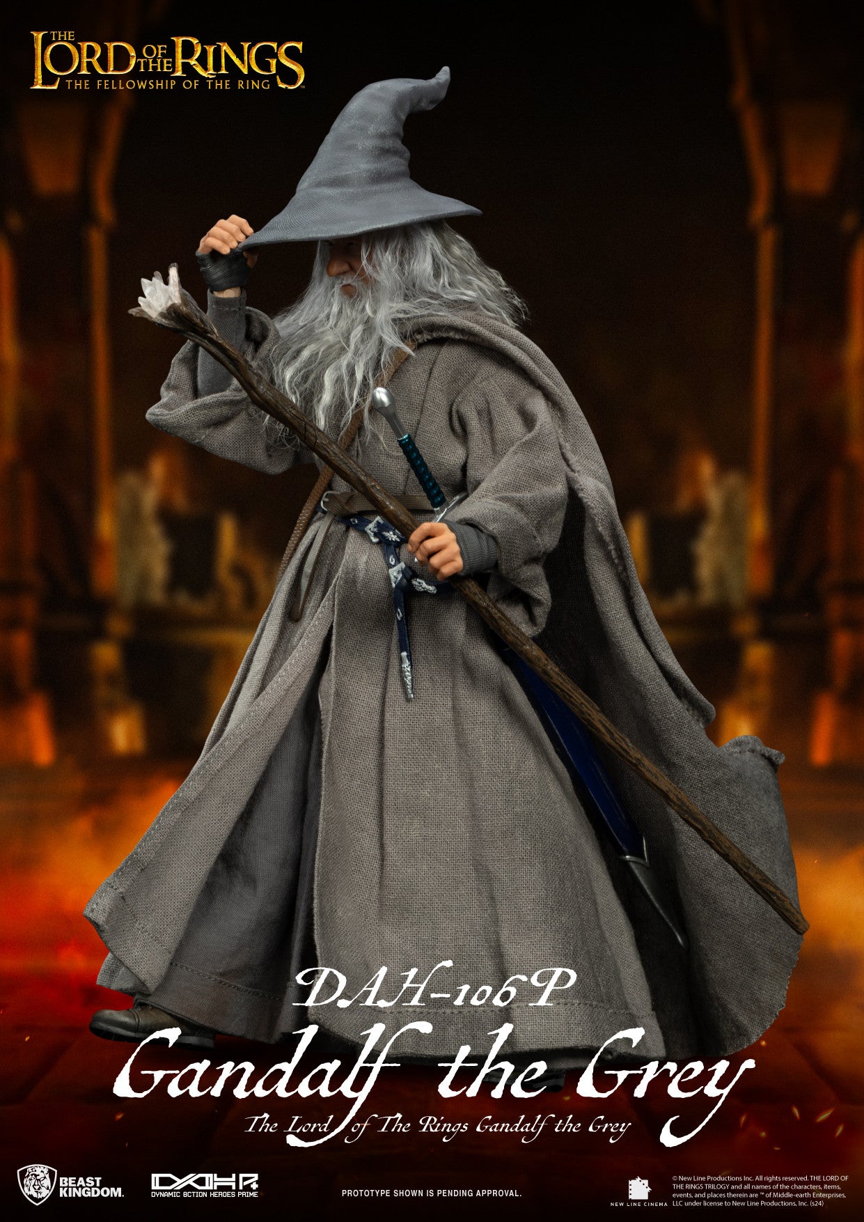 Beast Kingdom Dynamic Action Heroes The Lord of the Rings Gandalf the Grey