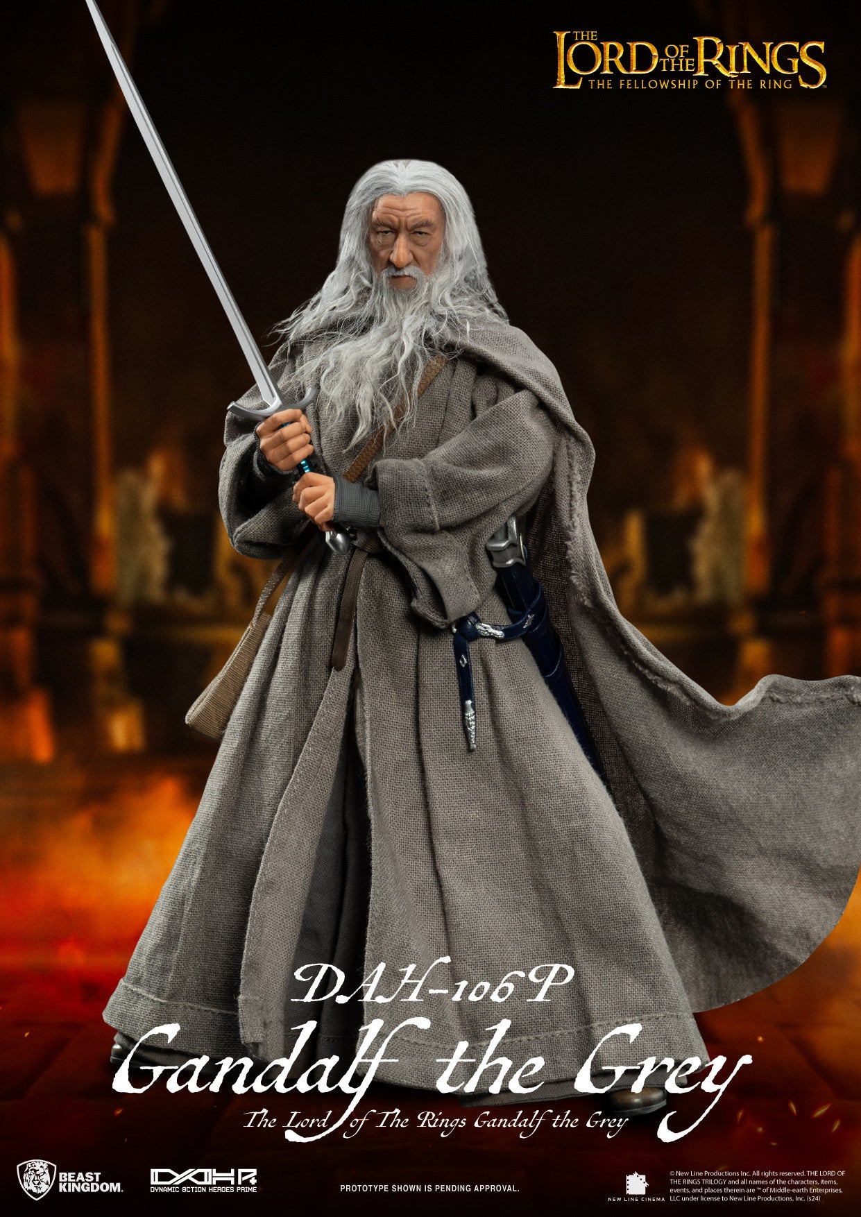 Beast Kingdom Dynamic Action Heroes The Lord of the Rings Gandalf the Grey