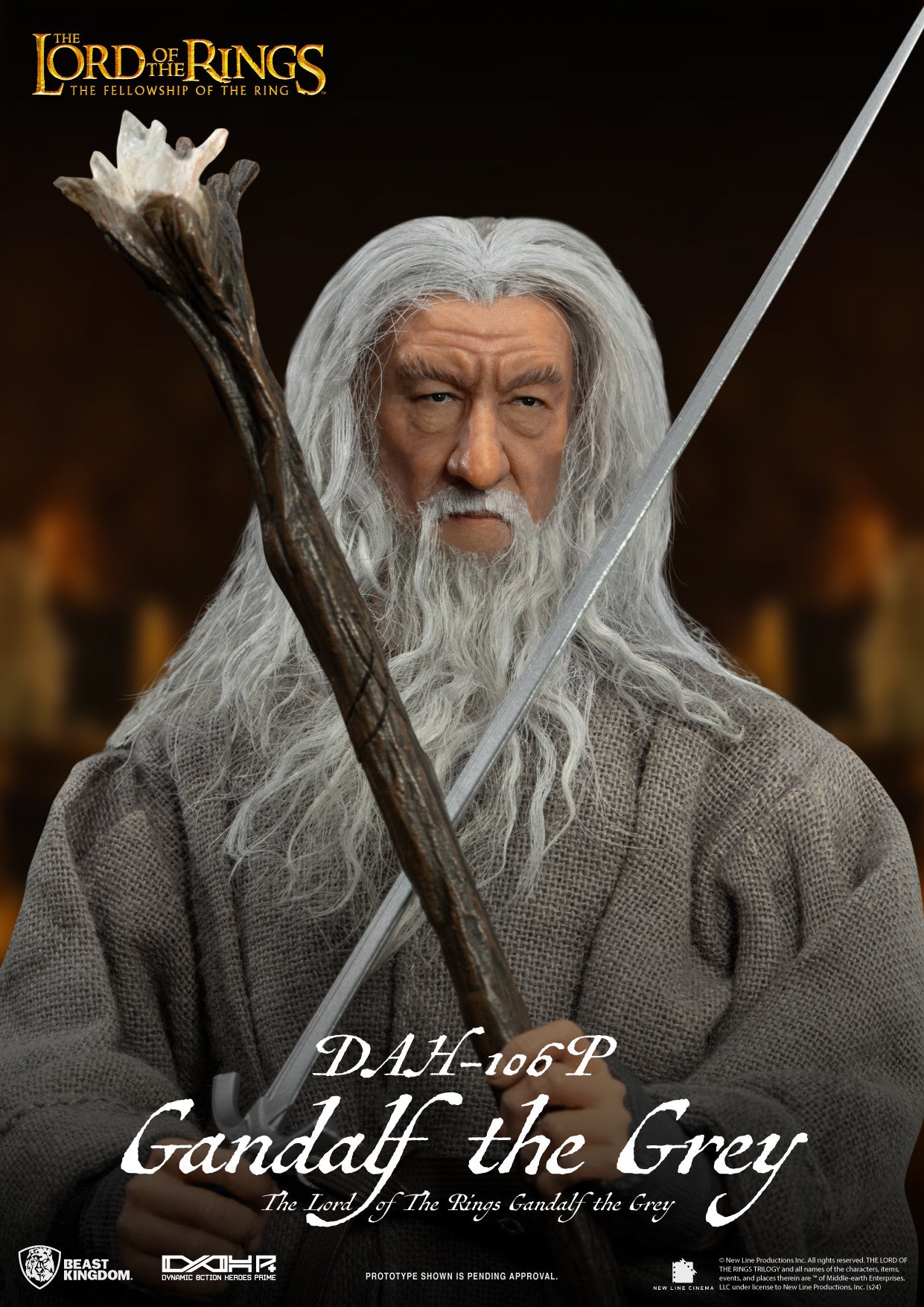 Beast Kingdom Dynamic Action Heroes The Lord of the Rings Gandalf the Grey