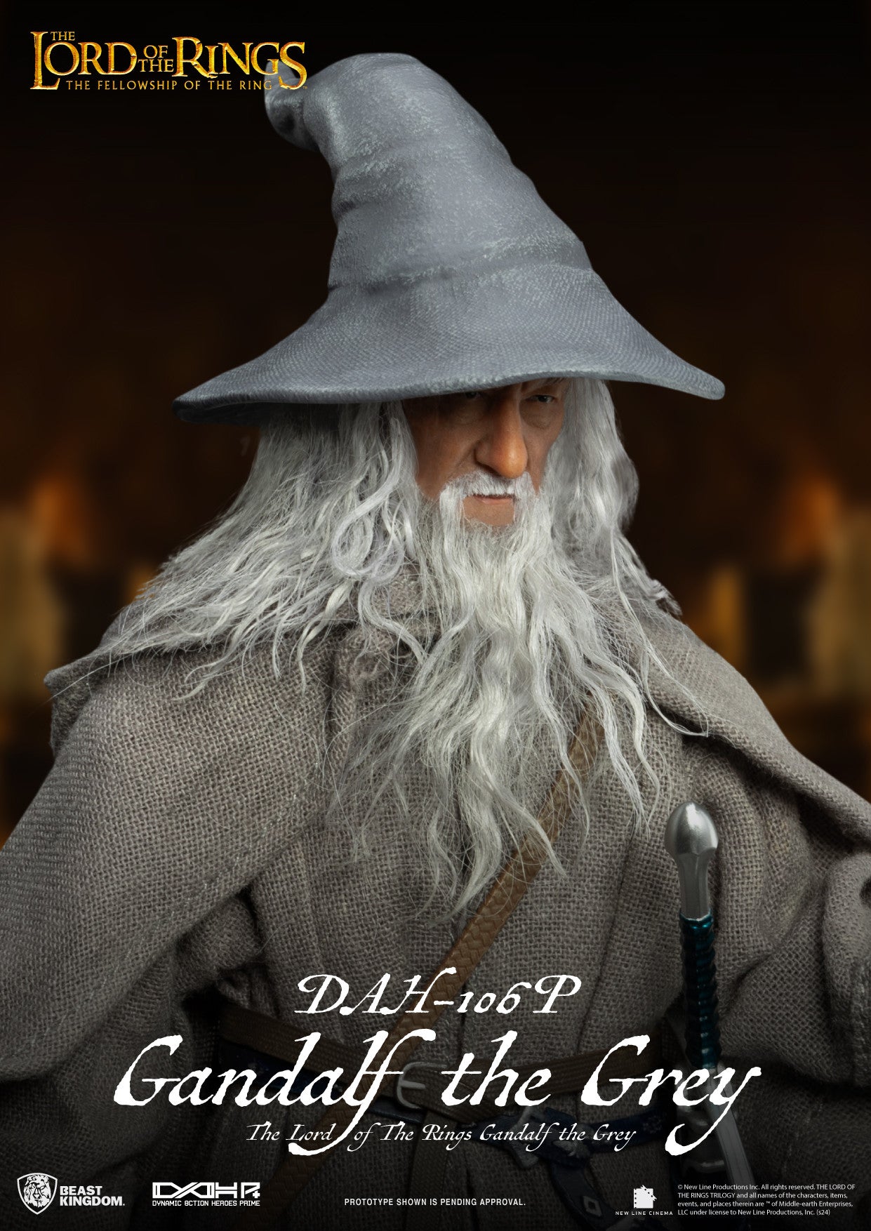 Beast Kingdom Dynamic Action Heroes The Lord of the Rings Gandalf the Grey