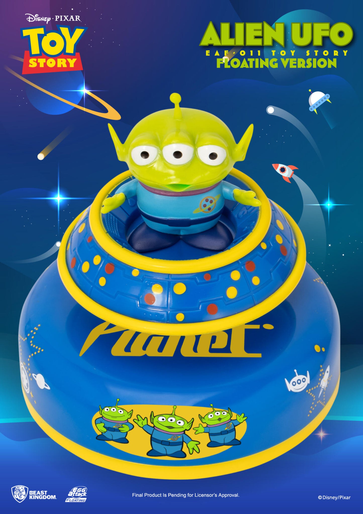 Beast Kingdom Egg Attack Floating Toy Story Alien UFO