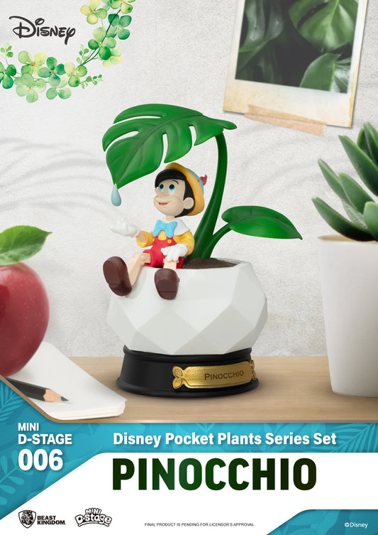 Beast Kingdom Mini D Stage Disney Pocket Plants Series Pinocchio
