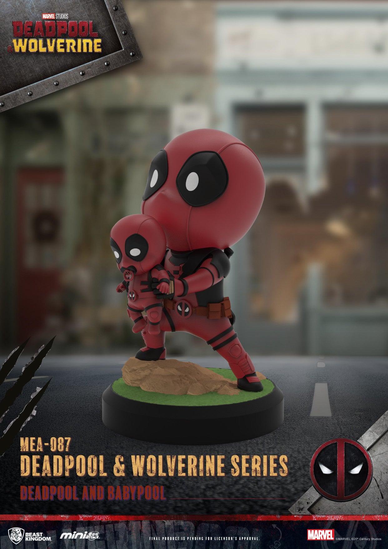 Beast Kingdom Mini Egg Attack Deadpool & Wolverine Series Set (6 in the Assortment)