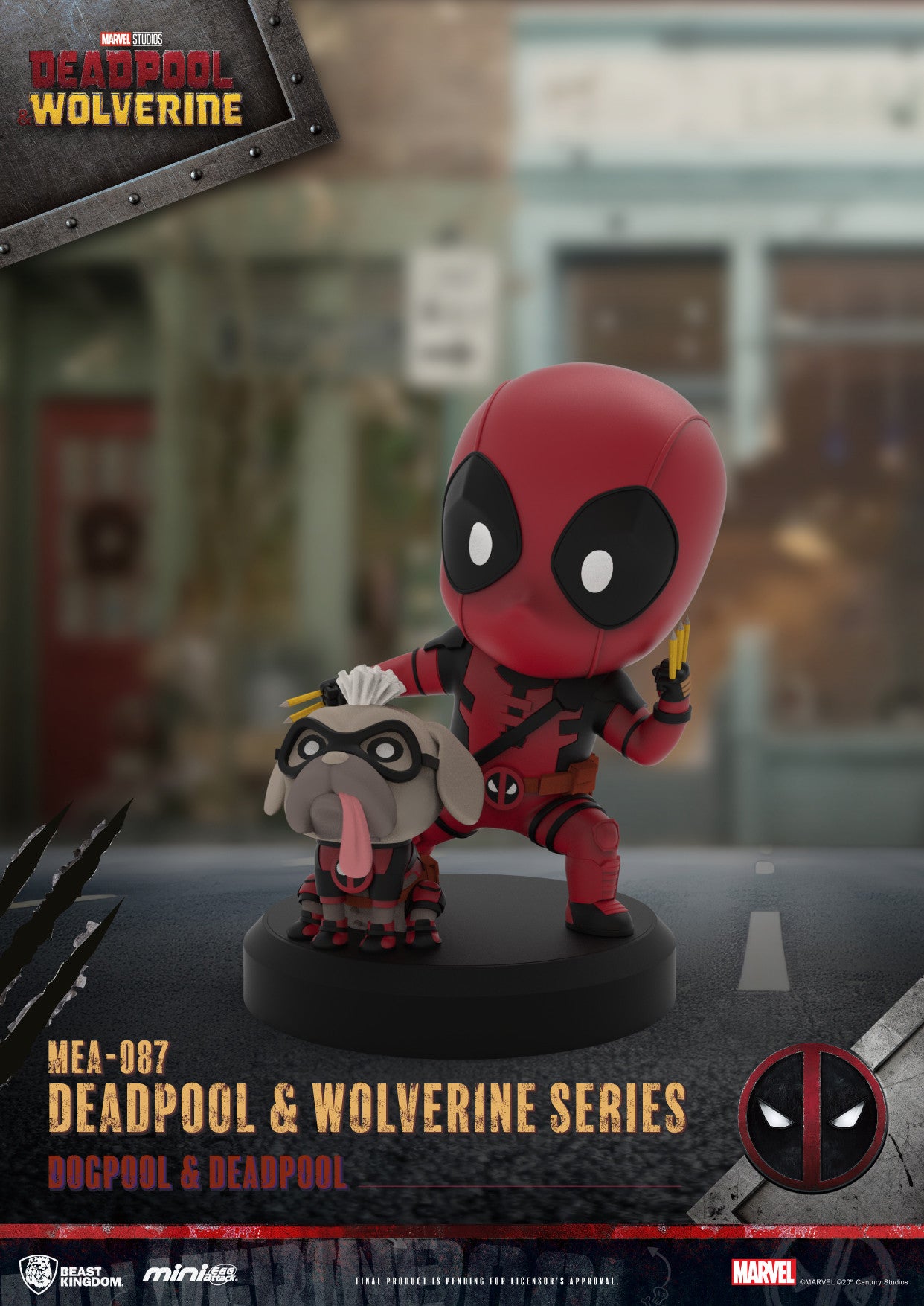 Beast Kingdom Mini Egg Attack Deadpool & Wolverine Series Set (6 in the Assortment)