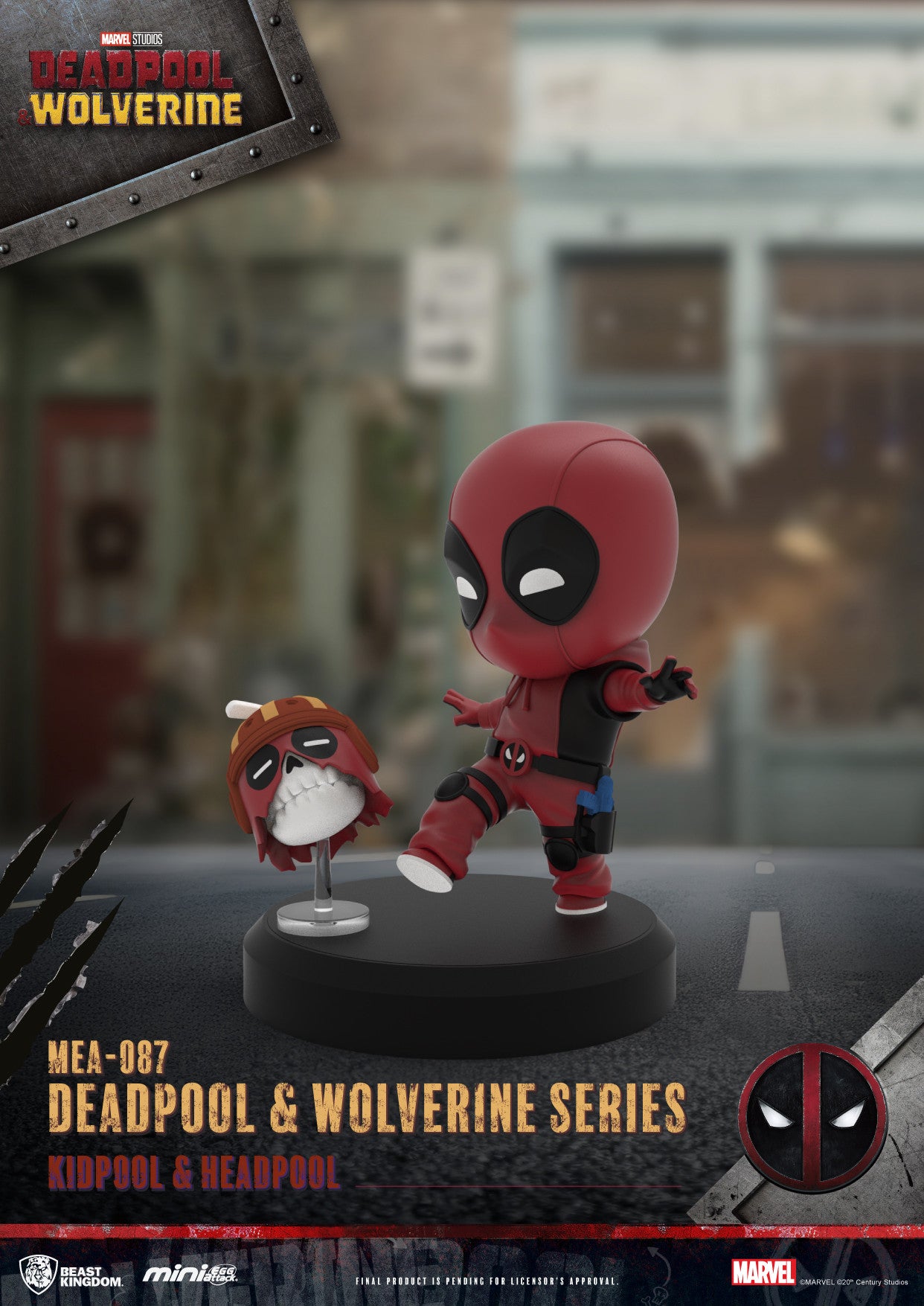 Beast Kingdom Mini Egg Attack Deadpool & Wolverine Series Set (6 in the Assortment)