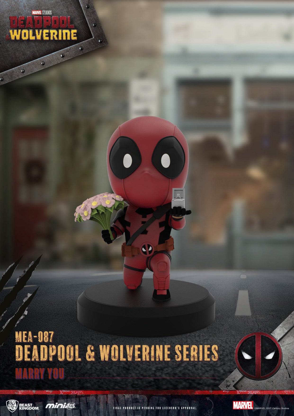 Beast Kingdom Mini Egg Attack Deadpool & Wolverine Series Set (6 in the Assortment)