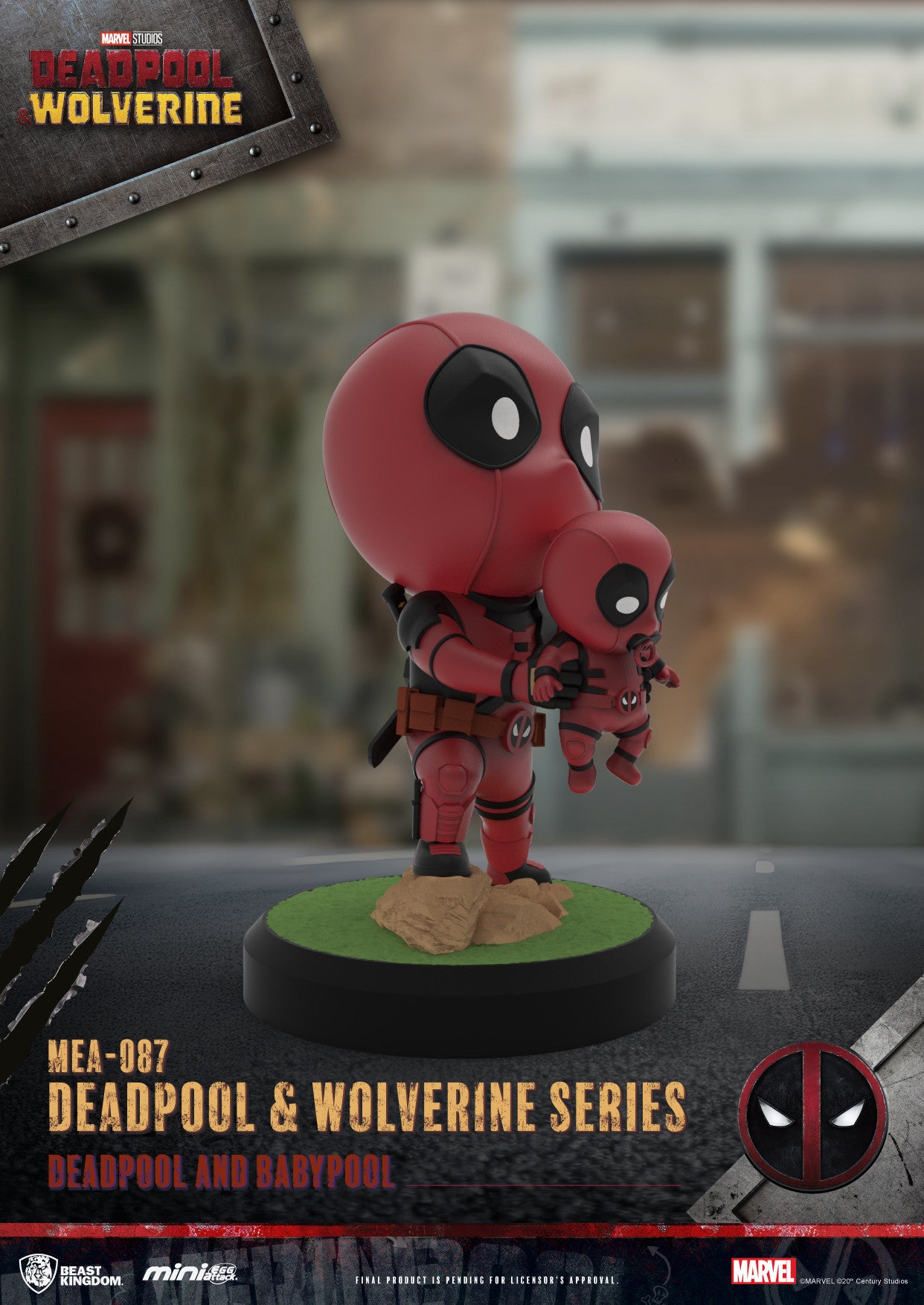 Beast Kingdom Mini Egg Attack Deadpool & Wolverine Series Set (6 in the Assortment)