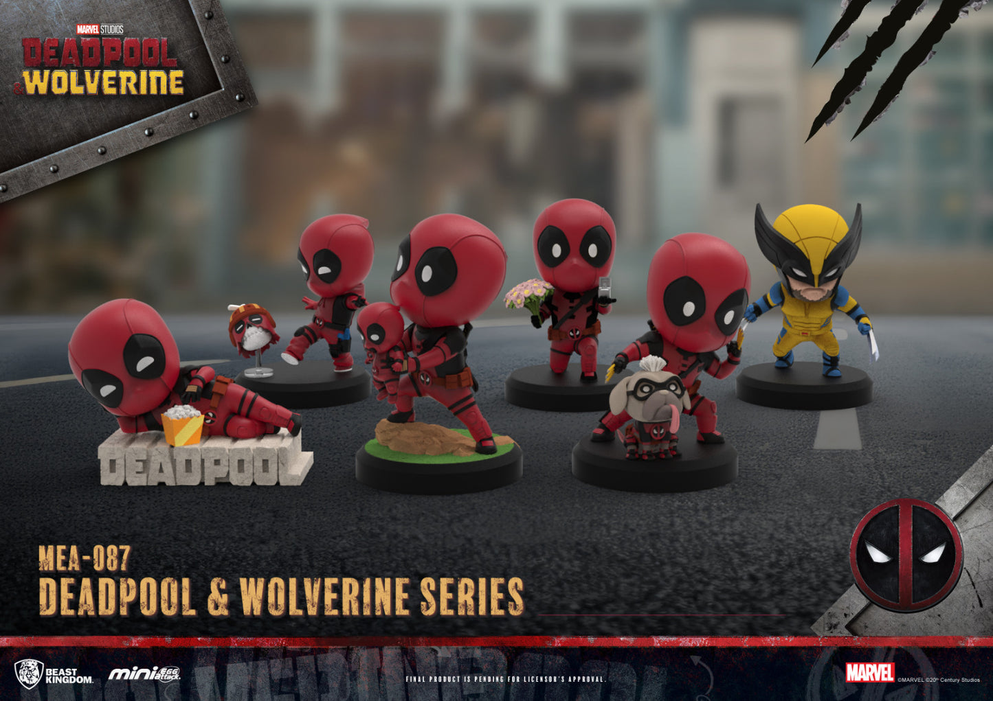 Beast Kingdom Mini Egg Attack Deadpool & Wolverine Series Set (6 in the Assortment)